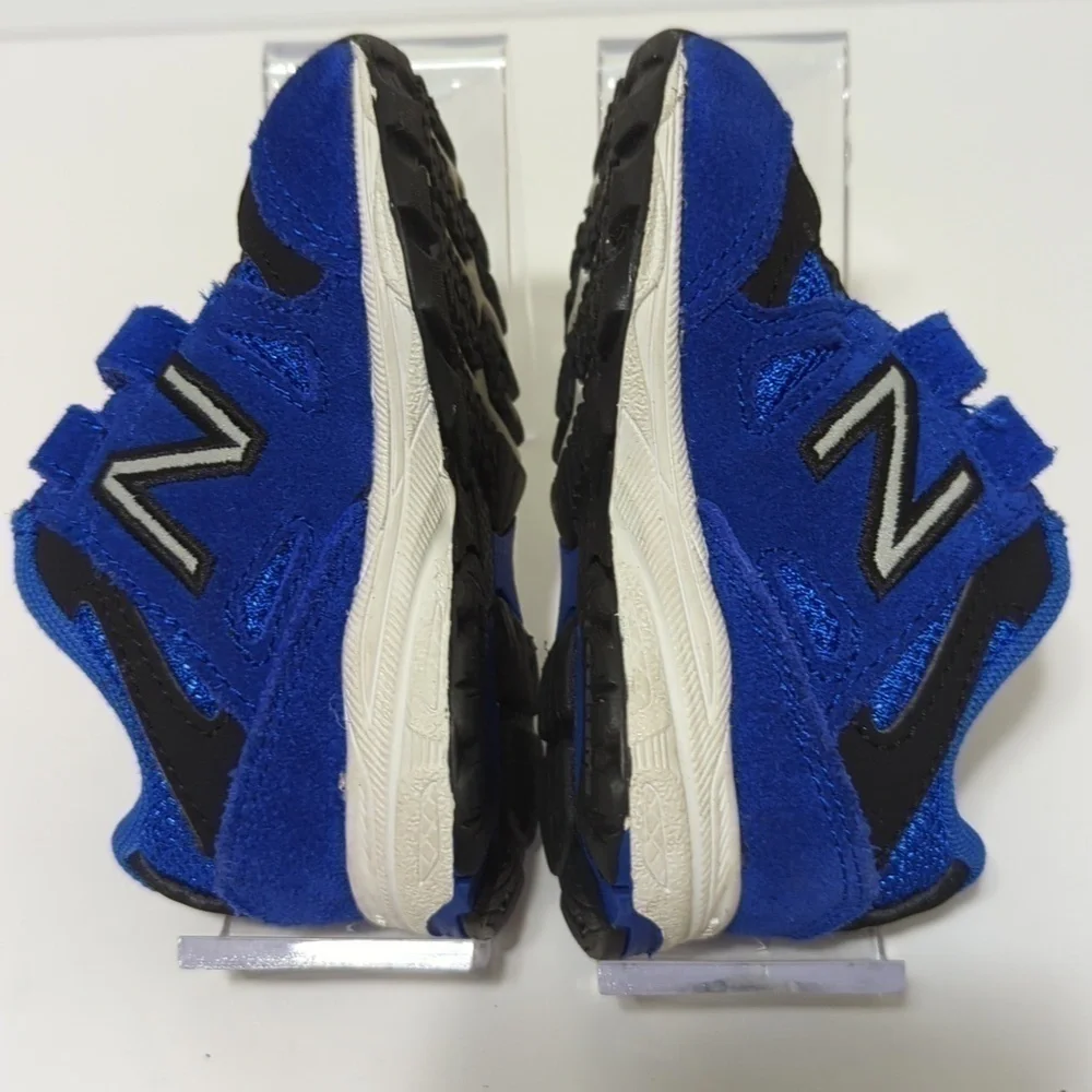 New Balance 888 blue suede sneakers toddler size 4 EU 20 - Picture 6 of 9